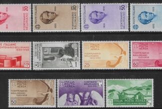 1935 Italy.  SG.462-72  Vincenzo Bellini. set 11 values M/M