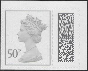 V4841 50p grey 2B MPIL M22L SBP T2 ISP Ex DY44 (Transformers)U/M (MNH)