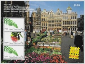 2006  New Zealand  MS.2924 'Belgica' Int. Stamp Exhibition Brussels U/M (MNH)