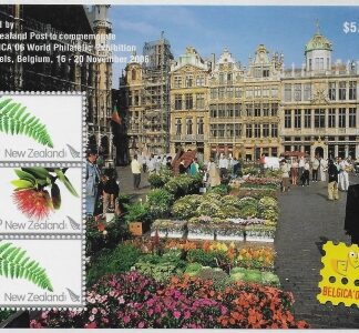 2006  New Zealand  MS.2924 'Belgica' Int. Stamp Exhibition Brussels U/M (MNH)