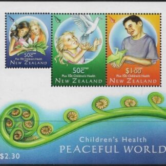 2007  New Zealand  MS.2991 Childrens Health. mini sheet U/M (MNH)