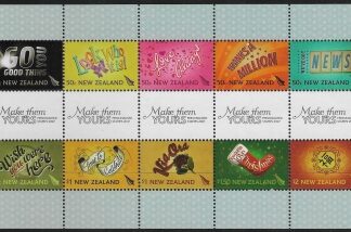 2007  New Zealand  MS.3003a  Personalised stamps.sheetlet U/M (MNH)