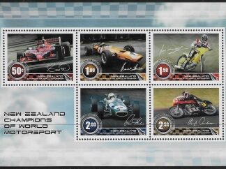 2009  New Zealand  MS.3121  Motorsport. mini sheet. U/M (MNH)