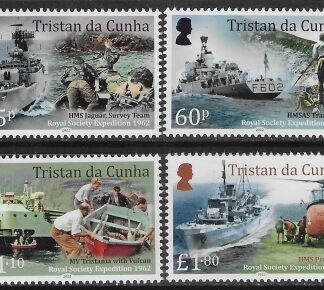 2022 Tristan Da Cunha.  SG.1335-8  Volcano Eruption Part 2 set 4 values U/M (MNH)