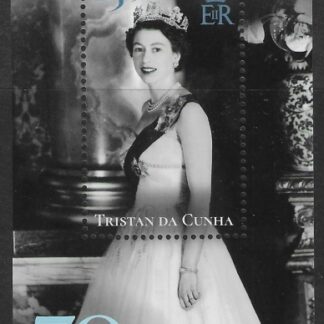 2022 Tristan Da Cunha.  MS.1341 Platinum Jubilee mini sheet U/M (MNH)