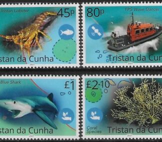 2021 Tristan Da Cunha.  SG.1330-3  Blue Belt Programme  set 4 values U/M (MNH)