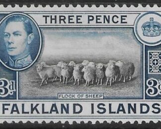 1941 Falkland Islands SG.153  3d black and blue.  U/M (MNH)