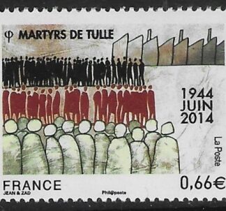 2014 France SG5592 Martyrs of Tulie U/M (MNH)