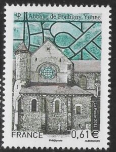 2014 France SG5591 Abbaye de Pontigny Yonne U/M (MNH)