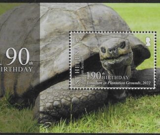 2022 St Helena. MS.1322  Birthday of Jonathon the Tortoise. mini sheet U/M (MNH)