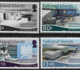 2022 Falkland Islands SG.1517-20  25th Anniversary Lighthouse Seafarers Mission Set 4 values U/M (MNH)