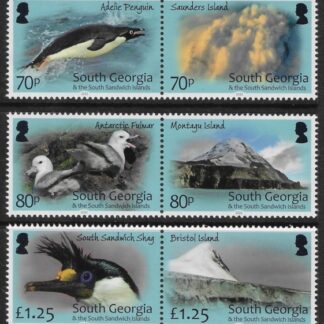 2022 South Georgia SG.808-13 Island series Pt.2  Set 6 values U/M (MNH)