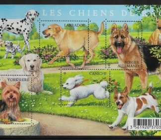 2011 France MS.4962  Dogs.  mini sheet. U/M (MNH)