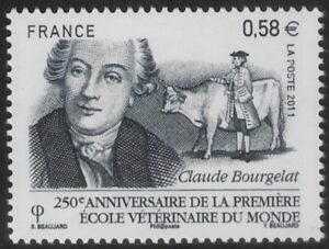2011 France SG.4967 250th Anniv. of First Veterinary School. U/M (MNH)