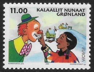 2002 Greenland SG.414 Europa 'Circus' U/M (MNH)