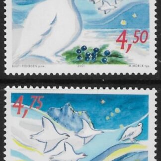 2001 Greenland SG.398-9 Christmas U/M (MNH)