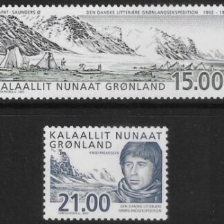 2003 Greenland SG.425-6 Centenary of Danish Literary Expedition U/M (MNH)