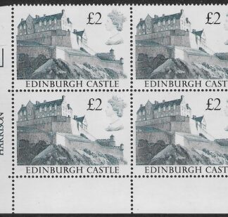 UK3 (SG.1412) £2  cylinder Block of 4 cylinder 2R Harrison  U/M (MNH)