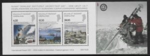 2008  Greenland MS.564 Science Anniversaries Mini Sheet   U/M (MNH)