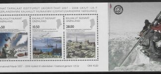 2008  Greenland MS.564 Science Anniversaries Mini Sheet   U/M (MNH)