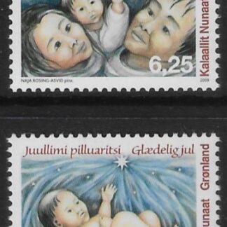 2010  Greenland SG.590-1 Christmas.  U/M (MNH)