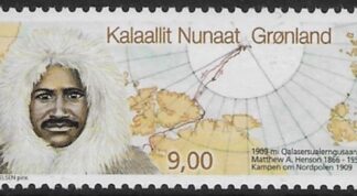 2009  Greenland SG.582 Cent. Matthew Henson's Polar Expedition.  U/M (MNH)