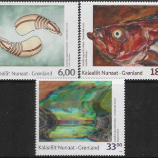 2009  Greenland SG.578-80 Greenlandic Artists (3rd series).  U/M (MNH)