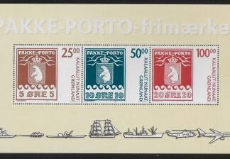 2007  Greenland MS.531 Centenary of Parcel Post. (3rd series) U/M (MNH)