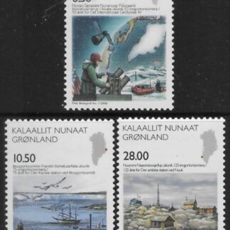 2008  Greenland SG.561-3 Scientific Anniv. U/M (MNH)