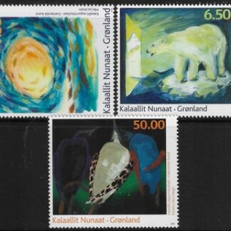 2010  Greenland SG.597-9  Modern Art. U/M (MNH)
