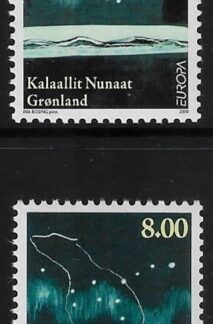 2009  Greenland SG.572-3 Europa 'Astronomy'. U/M (MNH)