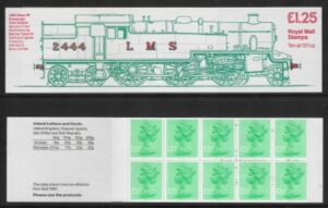1983 FK6Aa £1.25  Tank Engine. Left Margin  'corrected rate to 36p for 200g'  good perfs