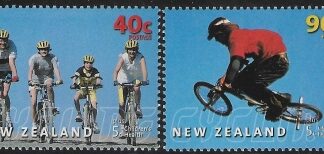 2001 New Zealand  SG.2435-6 Childrens Health. Cycling.  U/M (MNH)