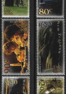 2001 New Zealand  SG.2458-63 Lord of The Rings (1st issue)  U/M (MNH)