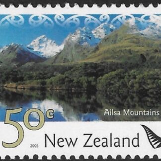 2003-9 New Zealand - SG.2601 50c Ailsa Mountains. U/M (MNH)