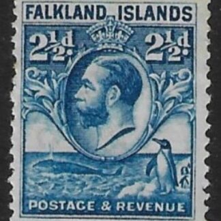 1929 Falkland Islands SG.119 2½d blue . LMMint