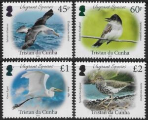 2022 Tristan Da Cunha. SG.1353-56 Vagrant Species (part 3). set 4 values U/M (MNH)