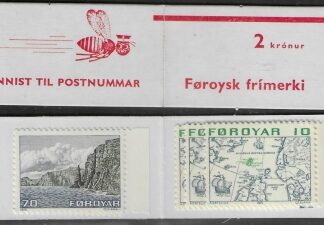 1975  Faroes. SB1. Map & West Sandoy  booklet. U/M (MNH)