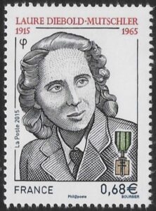 2016 France SG.5853  Birth Cent. of Laure Diebold Mutschler..  U/M (MNH)