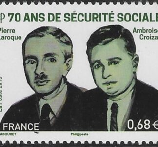 2016 France SG.5849  70th Anniv. Social Security in France.  U/M (MNH)