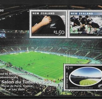 2004 New Zealand  MS.2712 Salon du Timbre Int. Stamp Exh. mini sheet. U/M (MNH)