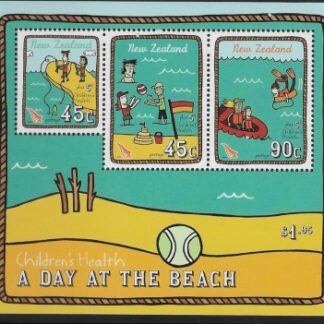 2004 New Zealand  MS.2740 Childrens Health . mini sheet. U/M (MNH)