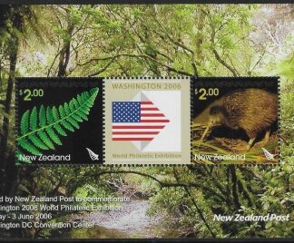 2006 New Zealand MS.2886  Washington 2006 Int. Philatelic  Exh. mini sheet U/M (MNH)