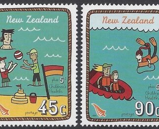 2004 New Zealand  SG.2738-9  Childrens Health- A day on The Beach. U/M (MNH)