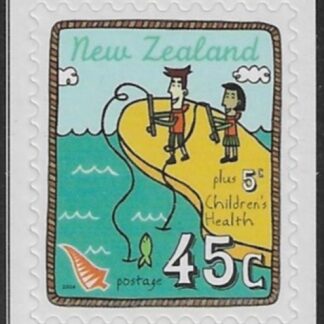 2004 New Zealand  SG.2741 Childrens Health- A day on The Beach  S/Adh. U/M (MNH)