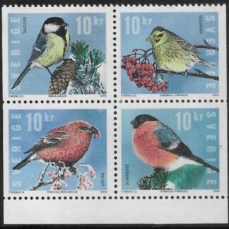2004 Sweden  SG2366-9 Winter Birds U/M (MNH)