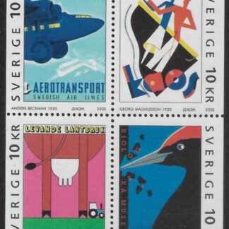 2003 Sweden  SG.2265-8 Europa - Poster Art U/M (MNH)