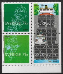 2001Sweden  SG.2154-7  Europa - Water Resources U/M (MNH)