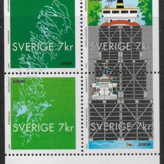 2001Sweden  SG.2154-7  Europa - Water Resources U/M (MNH)