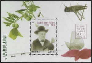2015 France MS.5848 Centenary of John-Henri Casimir Fabre. U/M (MNH)
